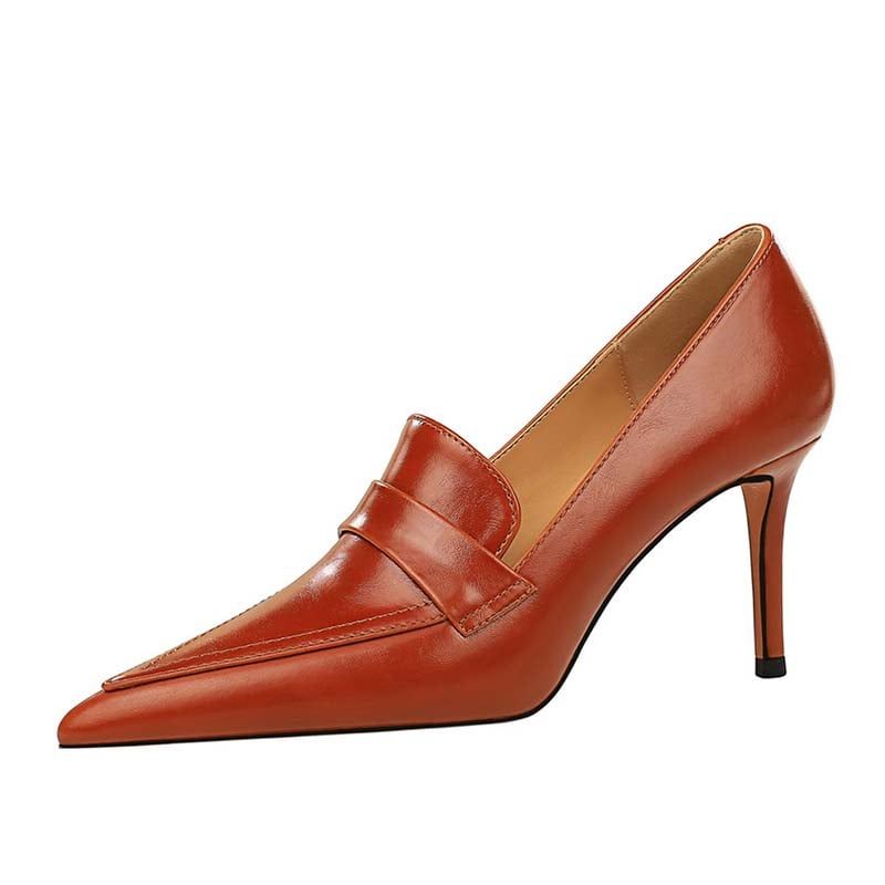 SHANDIAN - Zapato Formal Mujer Beige