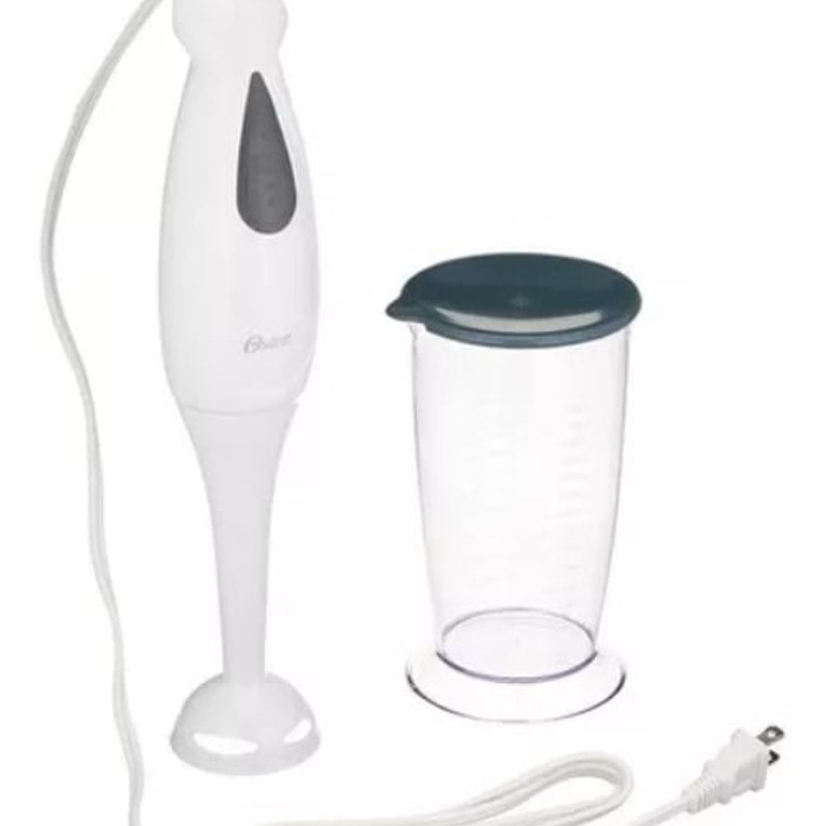 OSTER - Batidora Inmersión Oster 2609 250w 2 Vel Acero Inox Blanco