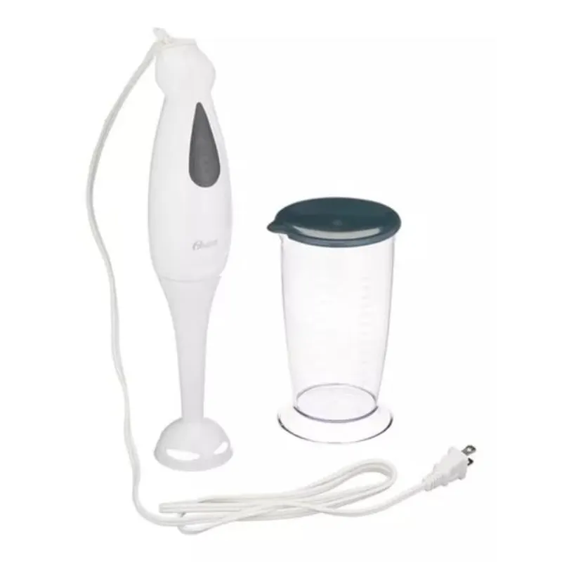 OSTER - Batidora Inmersión Oster 2609 250w 2 Vel Acero Inox Blanco