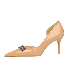 SHANDIAN - Zapato Formal Mujer Beige