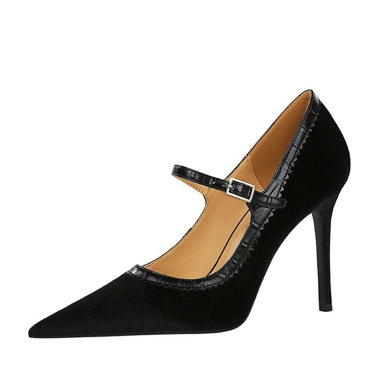 SHANDIAN - Zapato Formal Mujer Negro