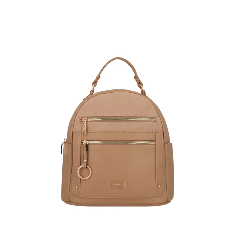 SECRET - Mochila Secret Lourdes FW25 M Tostado