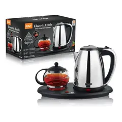 GENERICO - Set Electrico Termo Hervidor Con Tetera Infusor