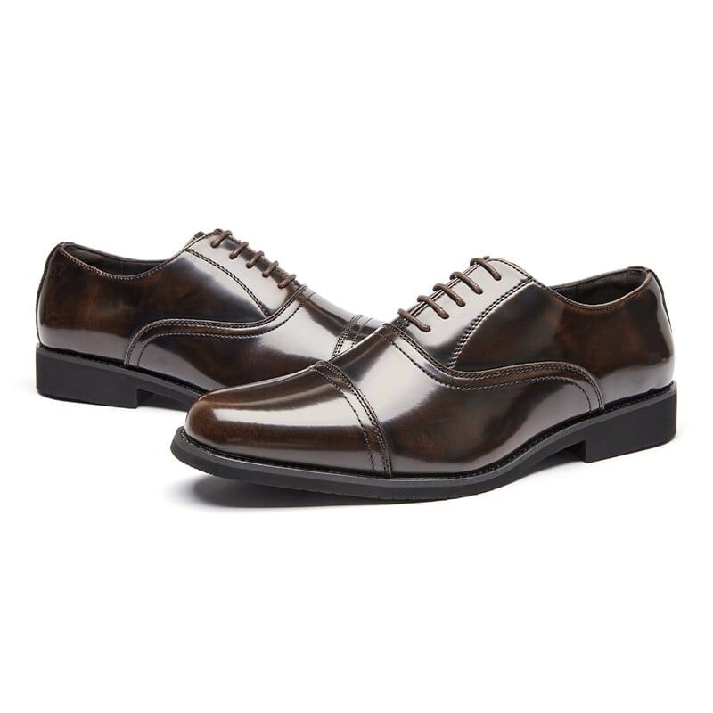 DANWEILE - Zapato Formal Hombre Cuero marrón Guante