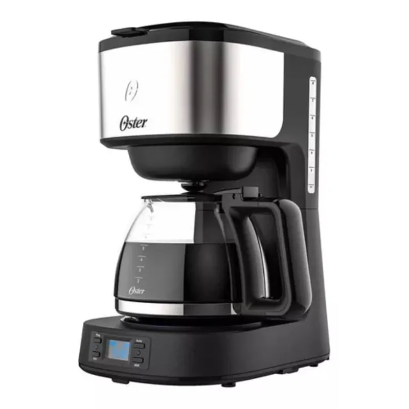 OSTER - Cafetera Oster Bvstdc10ss Automática Plateada De Filtro 220v