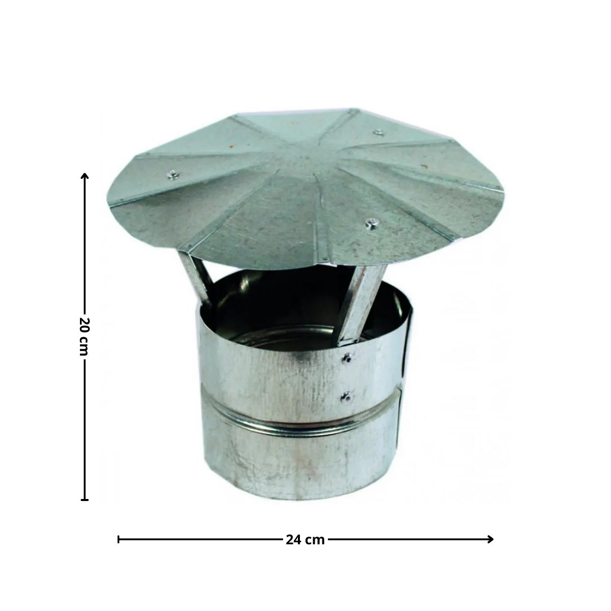 GENERICO - Gorro Galvanizado 4 1/2 Con Anillo