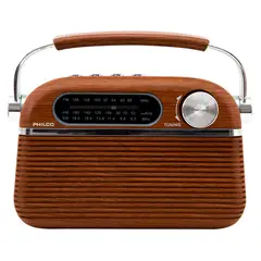 PHILCO - Radio AM FM Vintage Reproductor Bluetooth Retro VT329