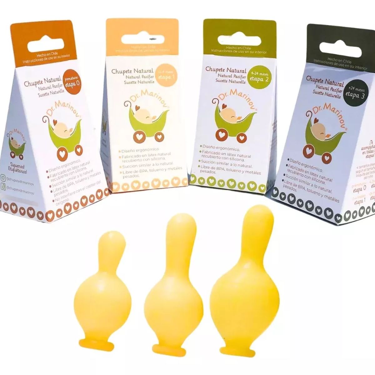 DR MARINOV - Chupete Ergonómico Bebe Dr. Marinov - Etapa 3 (24m y +)