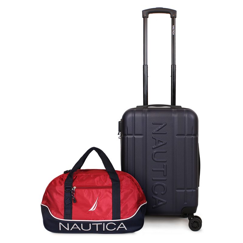 NAUTICA - Pack Maleta cabina Amsterdam 10k azul + Bolso Mannar Nautica