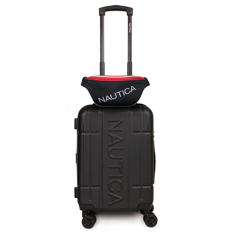 NAUTICA - Pack Maleta cabina Amsterdam 10k negra + Banano Kappa Nautica