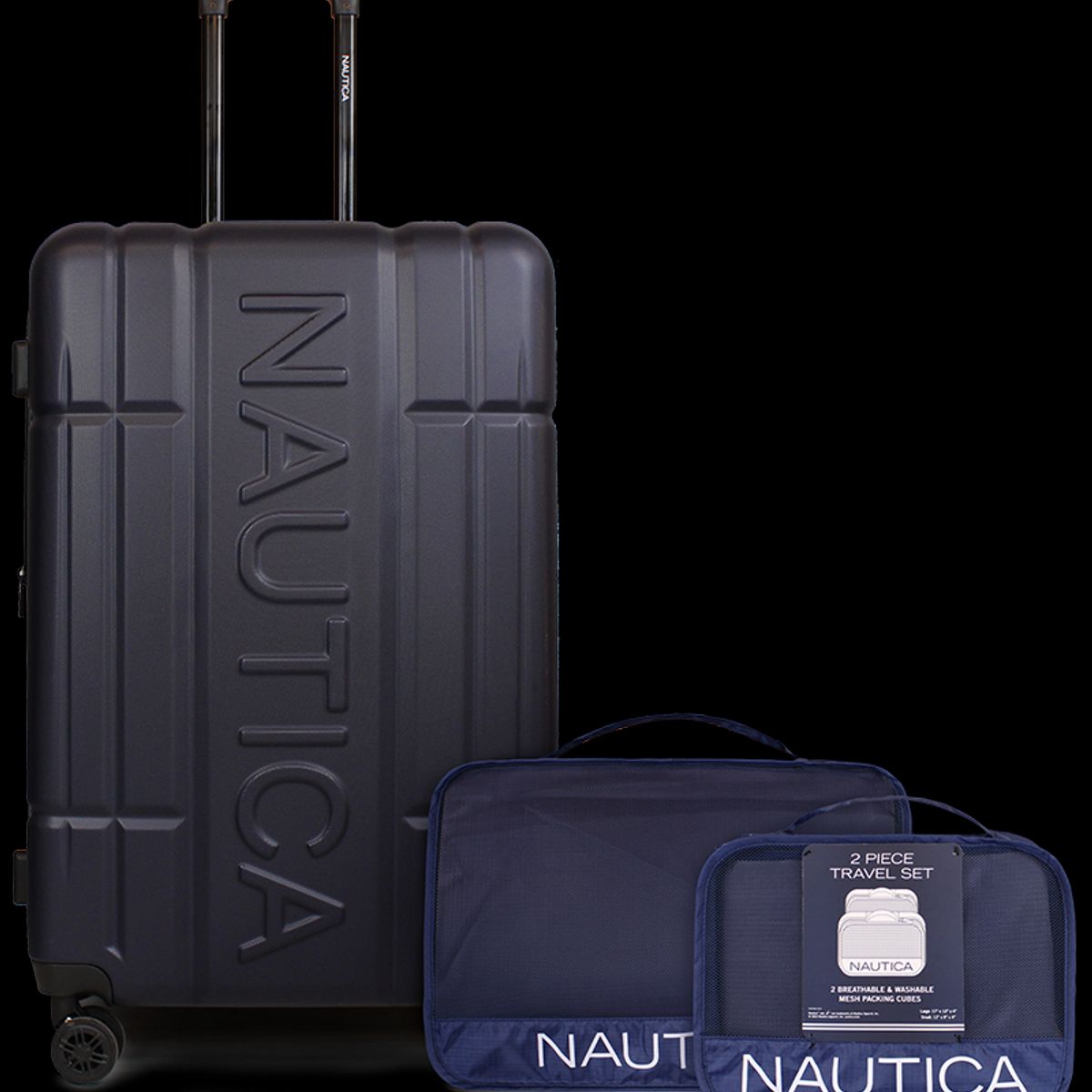 NAUTICA - Pack Maleta grande Amsterdam 23k azul + Organizador Nautica