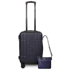 NAUTICA - Pack Maleta cabina Amsterdam 10k azul + Leeway