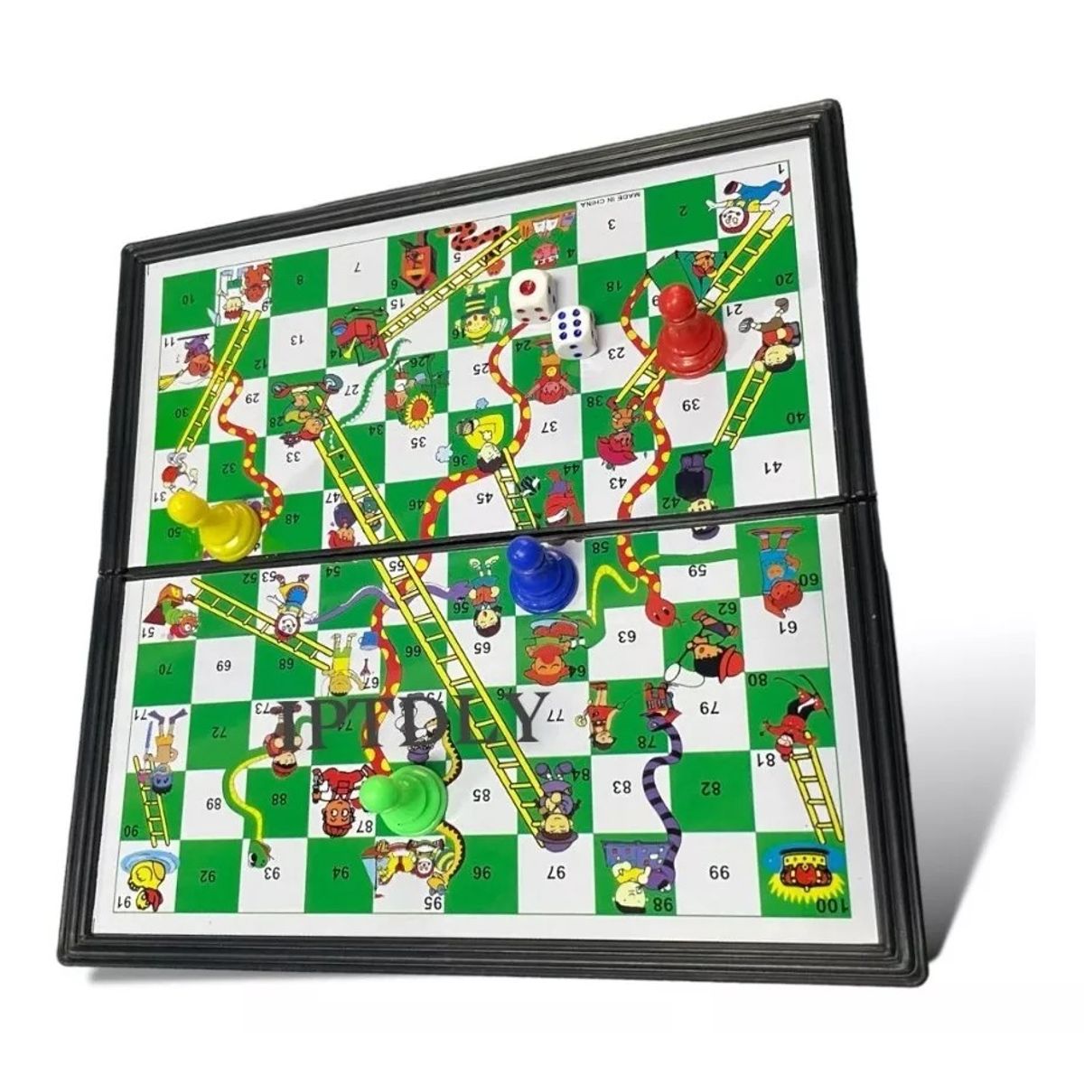 GENERICO - Serpiente Y Escaleras Juego En Caja 24x 24cm