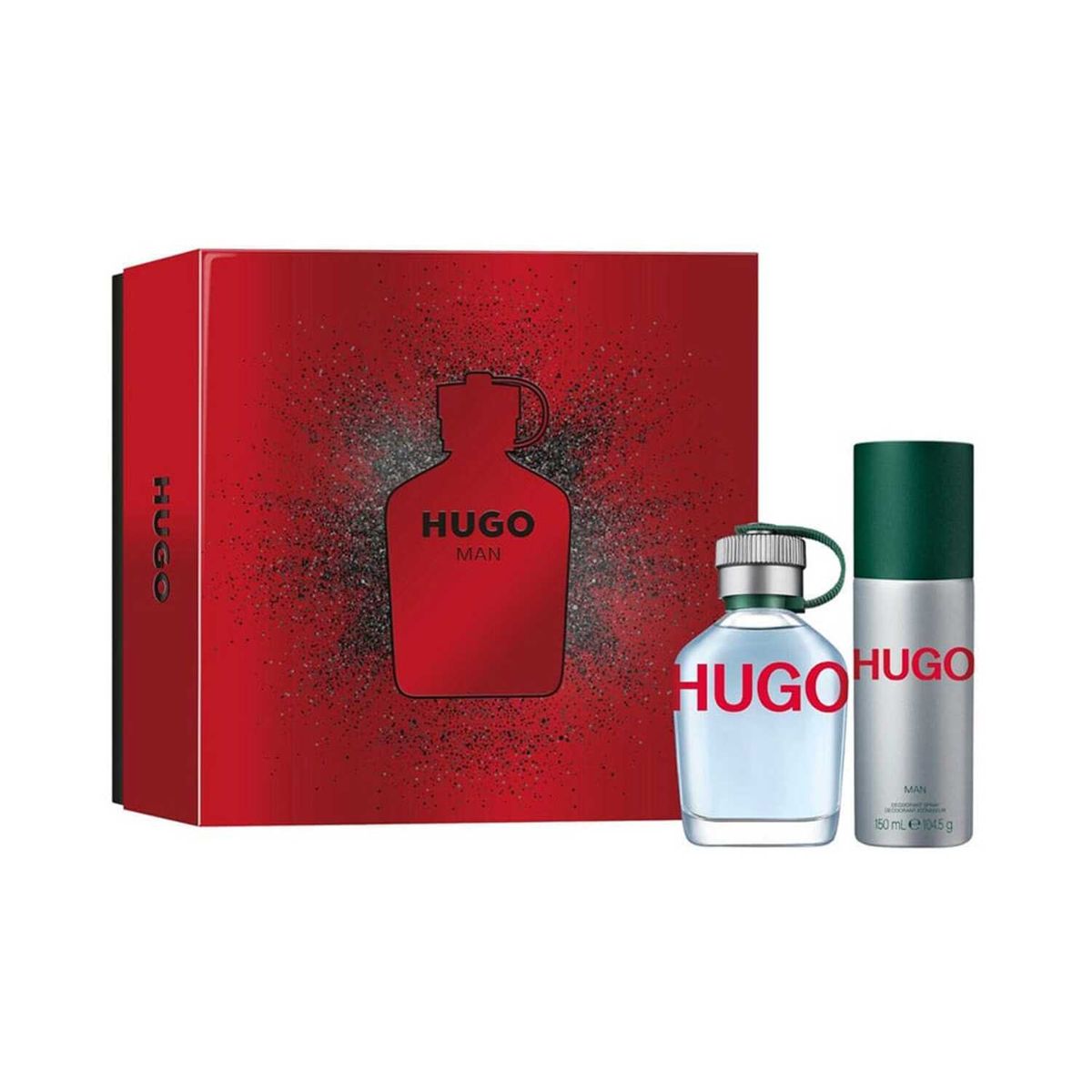 HUGO BOSS - HUGO MAN ESTUCHE EDT 75ML+DESODORANTE 150ML