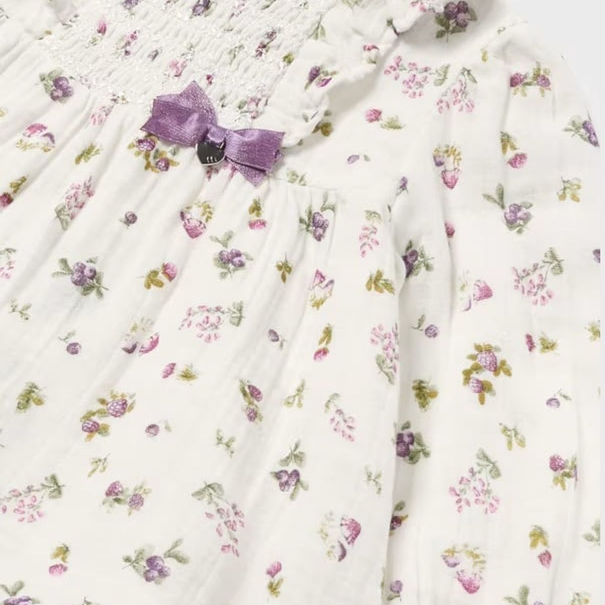 MAYORAL - Blusa gasa estampada bebé