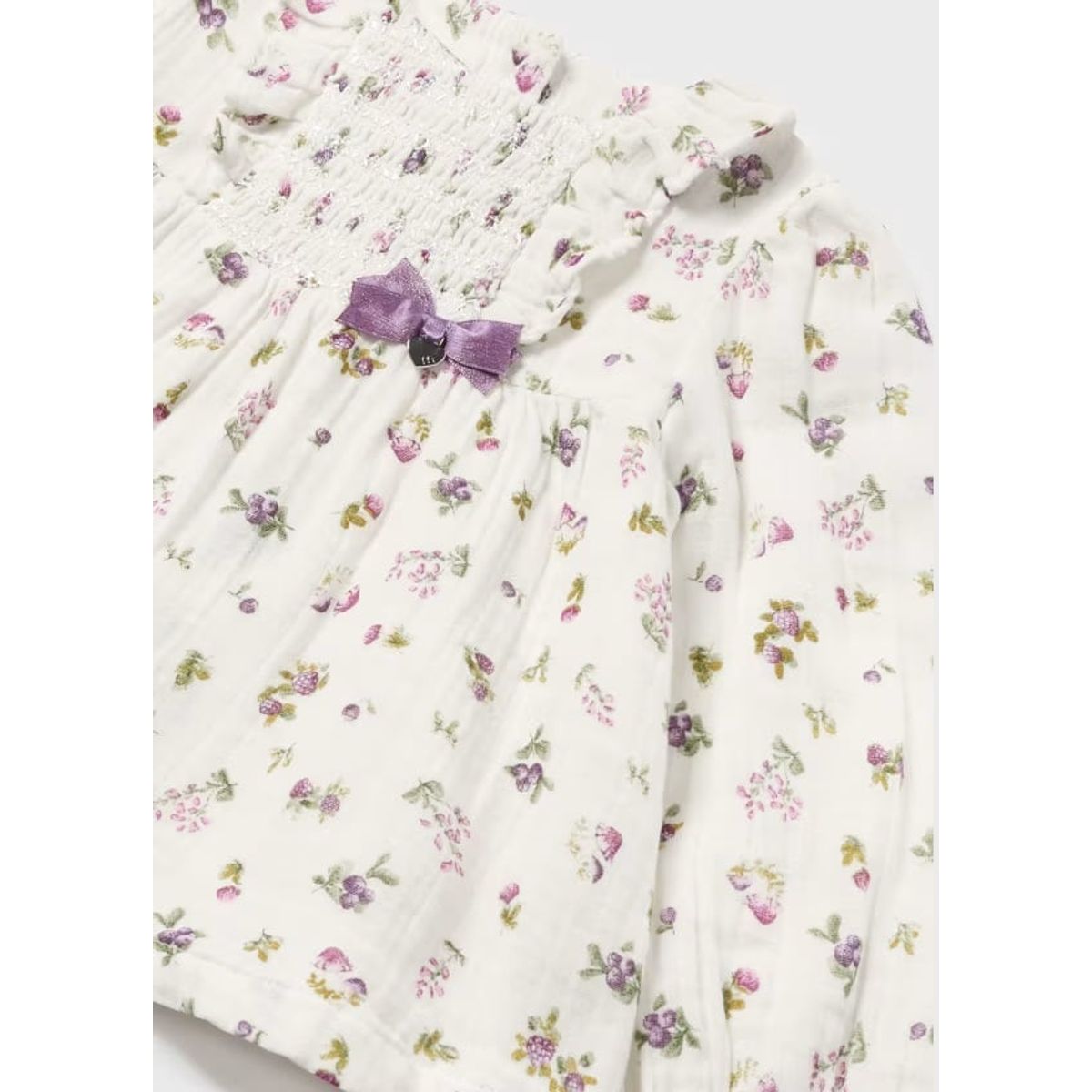 MAYORAL - Blusa gasa estampada bebé