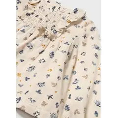 MAYORAL - Blusa gasa estampada bebé