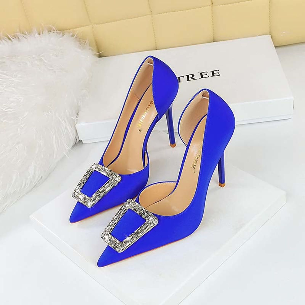 SHANDIAN - Zapato Formal Mujer Beige