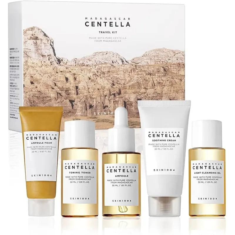 SKIN1004 - Madagascar Centella Travel Kit (SKIN1004) Set de miniaturas 5 pasos rutina