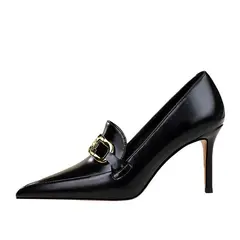 SHANDIAN - Zapato Formal Mujer Beige