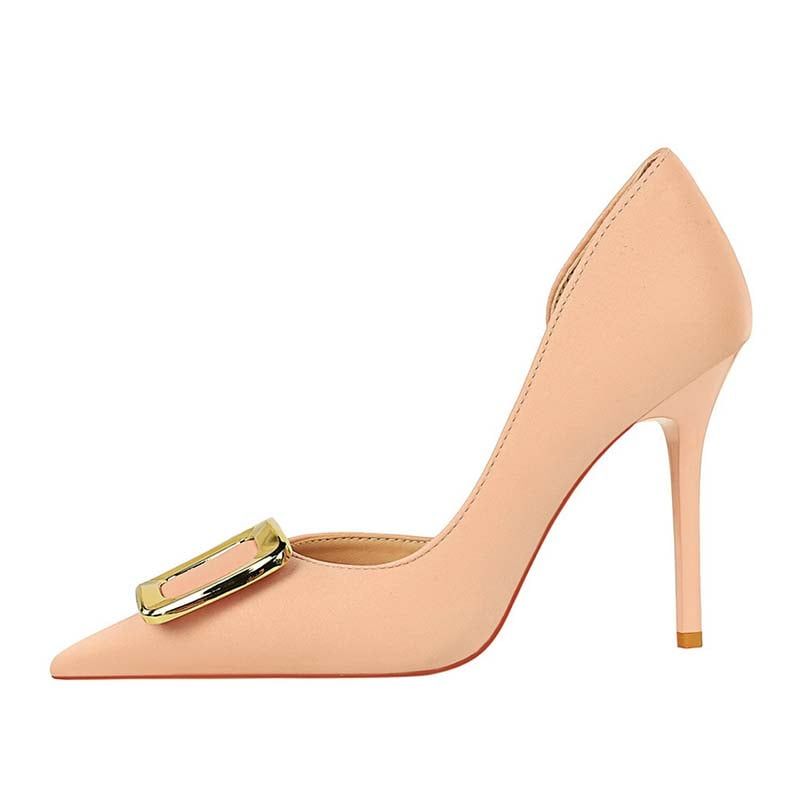 SHANDIAN - Zapato Formal Mujer Beige