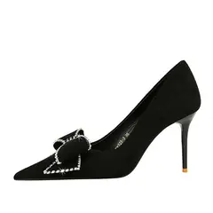 SHANDIAN - Zapato Formal Mujer Negro