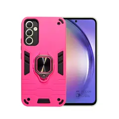 GENERICO - CARCASA ANILLO ANTIGOLPE PARA CELULAR SAMSUNG A24 COLOR FUCSIA
