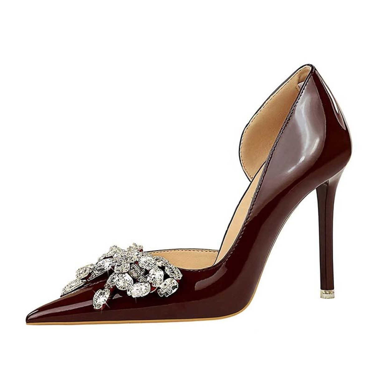 SHANDIAN - Zapato Formal Mujer Rojo