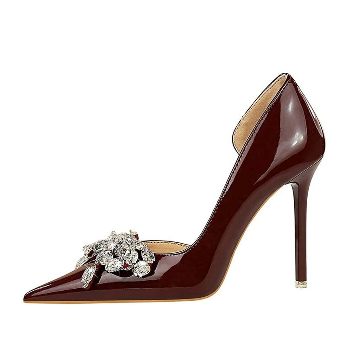 SHANDIAN - Zapato Formal Mujer Rojo