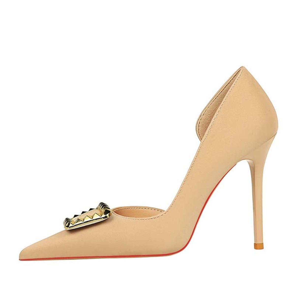 SHANDIAN - Zapato Formal Mujer Beige