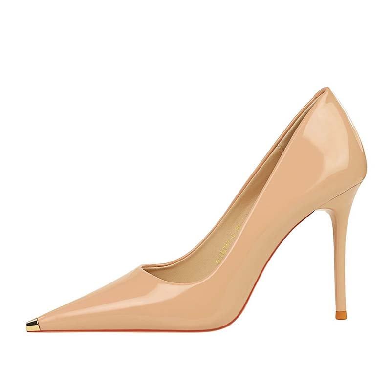 SHANDIAN - Zapato Formal Mujer Beige