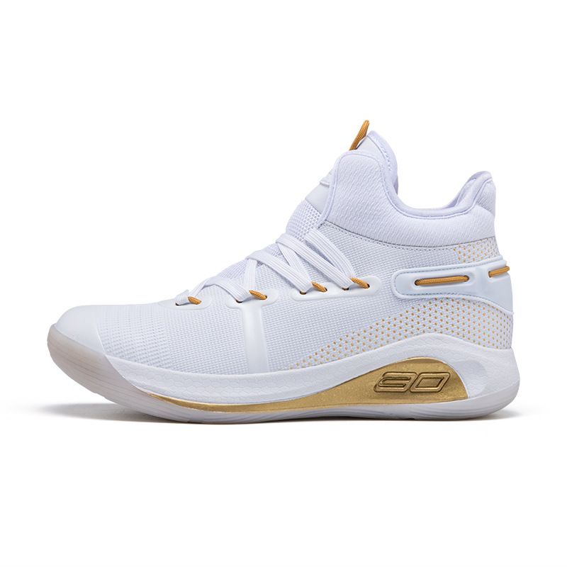 DANWEILE - Basketball Superficie de malla Hombre alumno zapato-Blanco