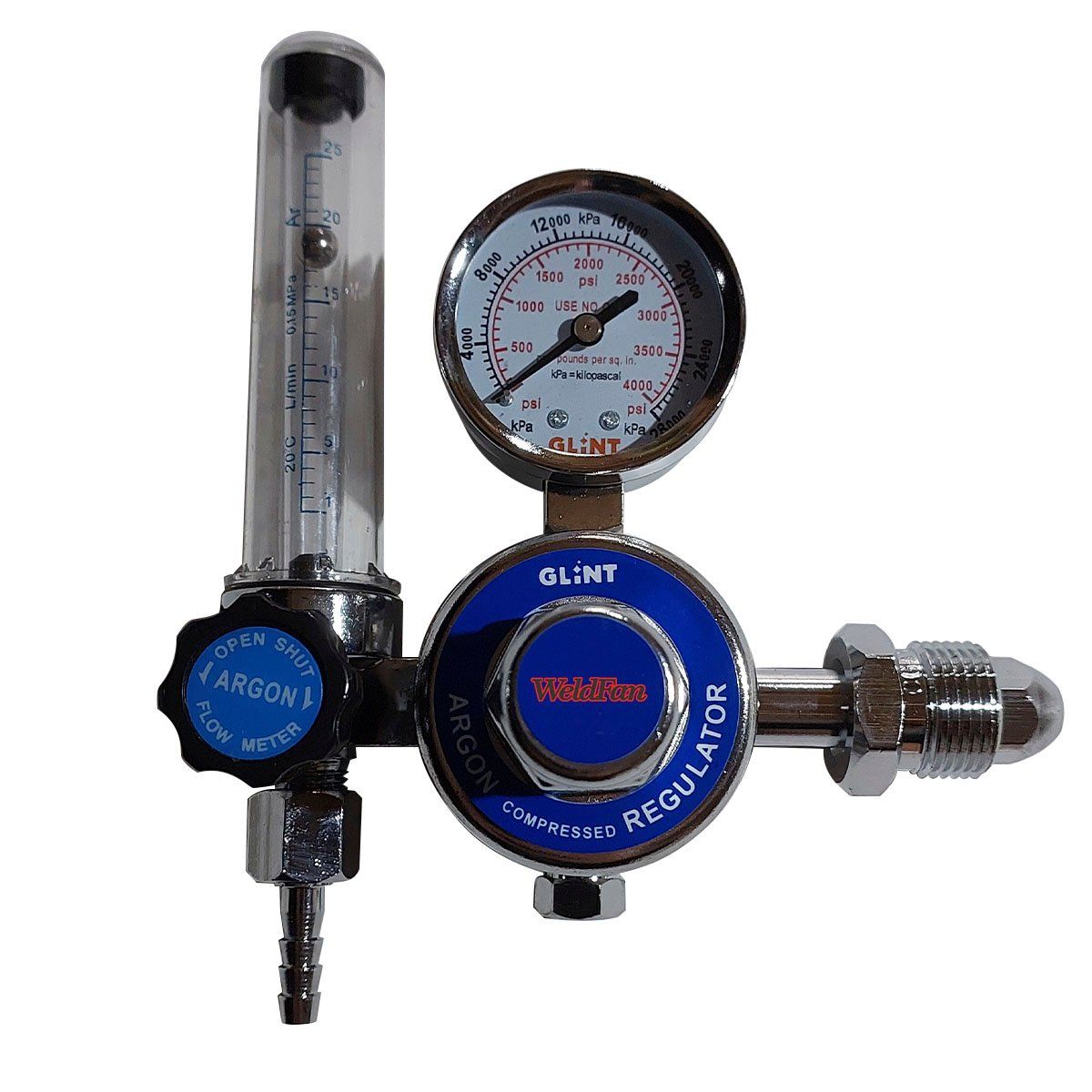 GENERICO - Flujometro De Argón  Regulador Argón y Mescla
