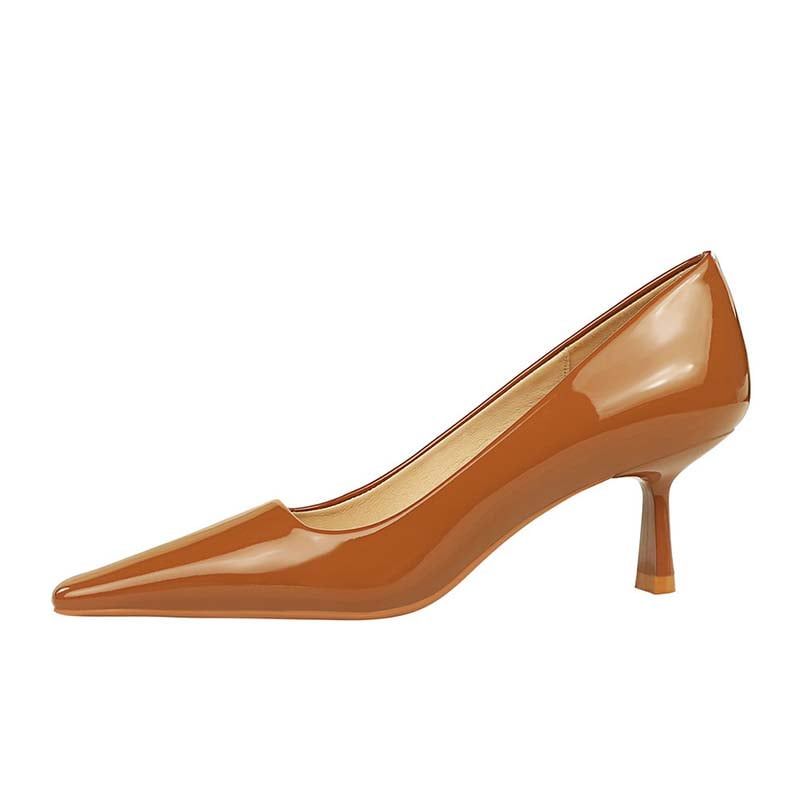 SHANDIAN - Zapato Formal Mujer Beige