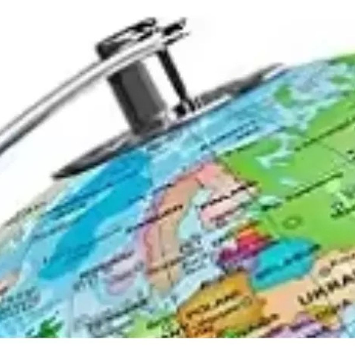 GENERICO - Globo Terráqueo soporte metálico 27cm de alto