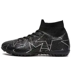 SHANDIAN - Zapatillas de Fútbol Hombre TF zapatos hombre Negro