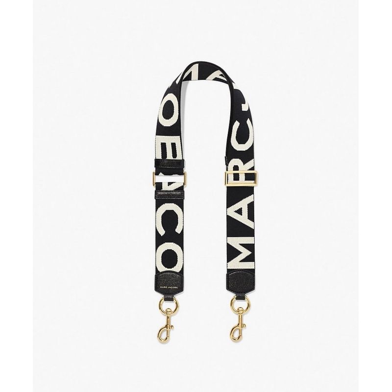 MARC JACOBS - Correa strap ancho desmontable con Logo