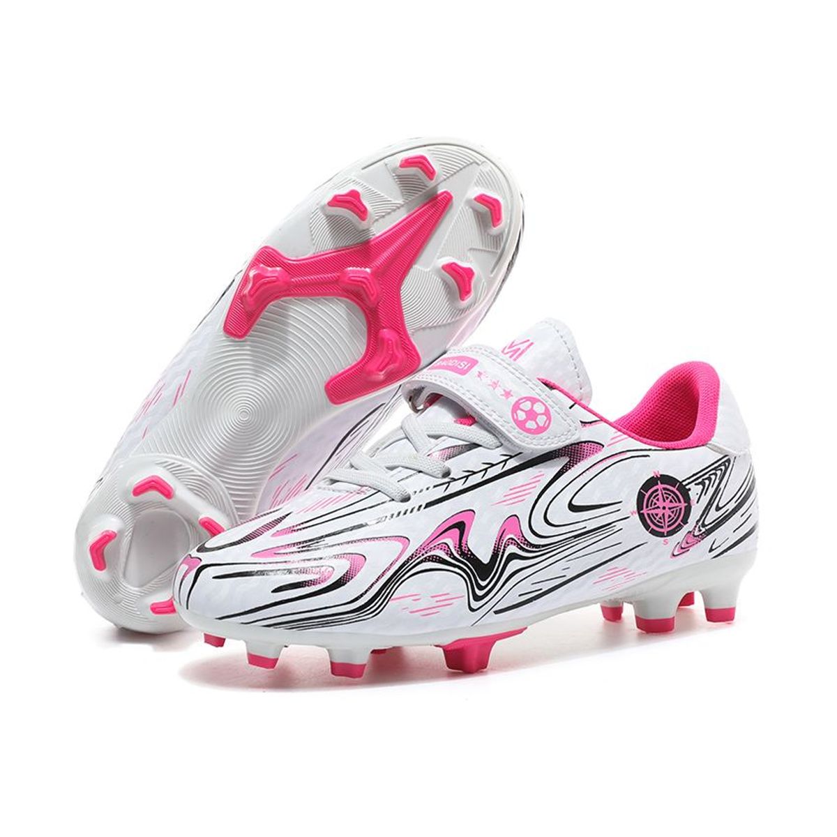 SHANDIAN - Zapatos de futbol ni?o FG zapatillas de futbol unisex ni?o
