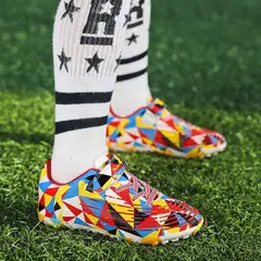 SHANDIAN - Zapatos de futbol niño TF zapatillas de futbol unisex niño