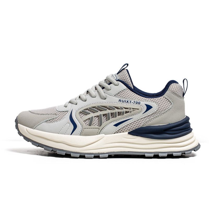 SHANDIAN - Zapatillas Outdoor Deportivos Hombre Gris
