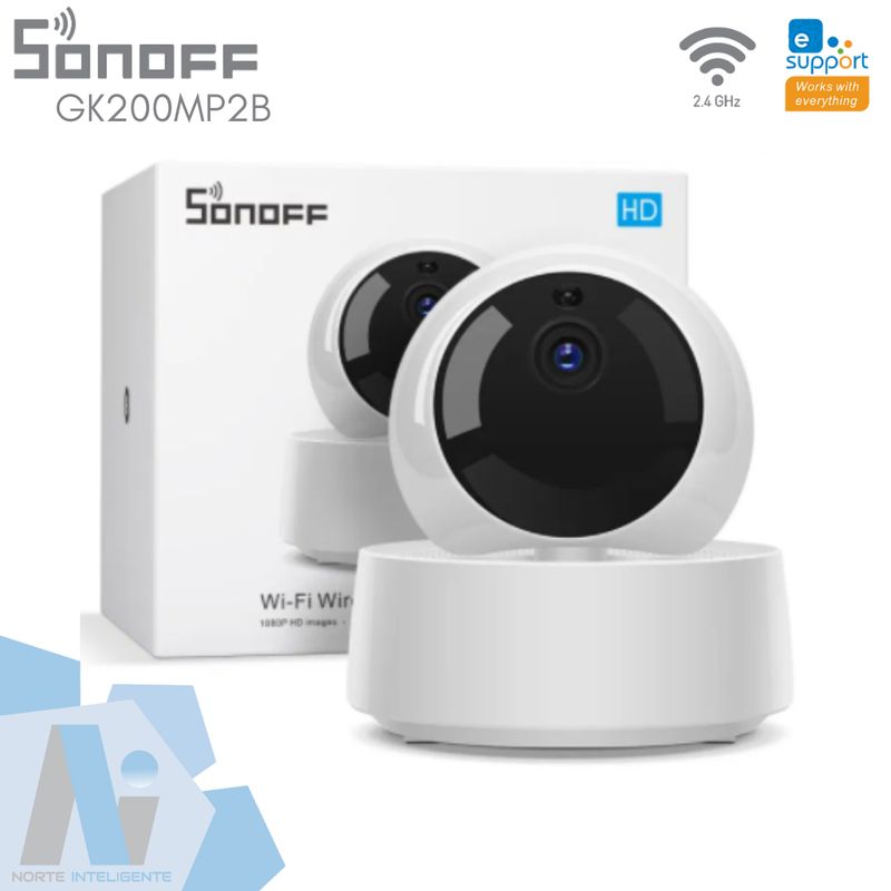 SONOFF - Cámara Seguridad Inteligente WIFI SONOFF GK200MP2B