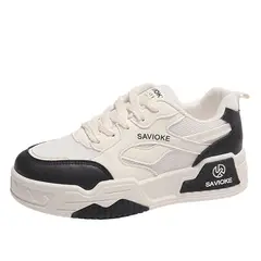 SHANDIAN - Zapatillas Plataforma Mujer Negro