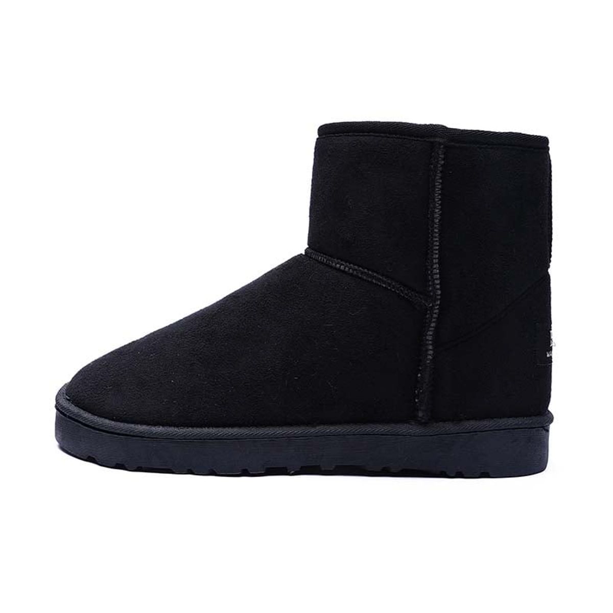 SHANDIAN - Botas mujer con chiporro Invierno Negro