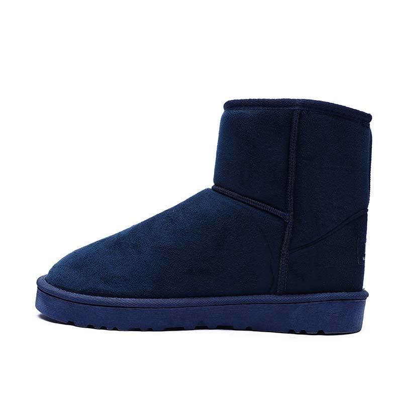SHANDIAN - Botas mujer con chiporro Invierno Negro.