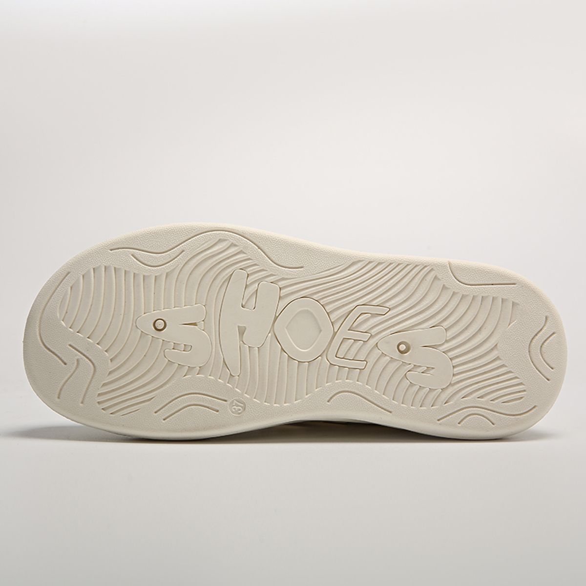 SHANDIAN - Zapatillas Plataforma Mujer Beige