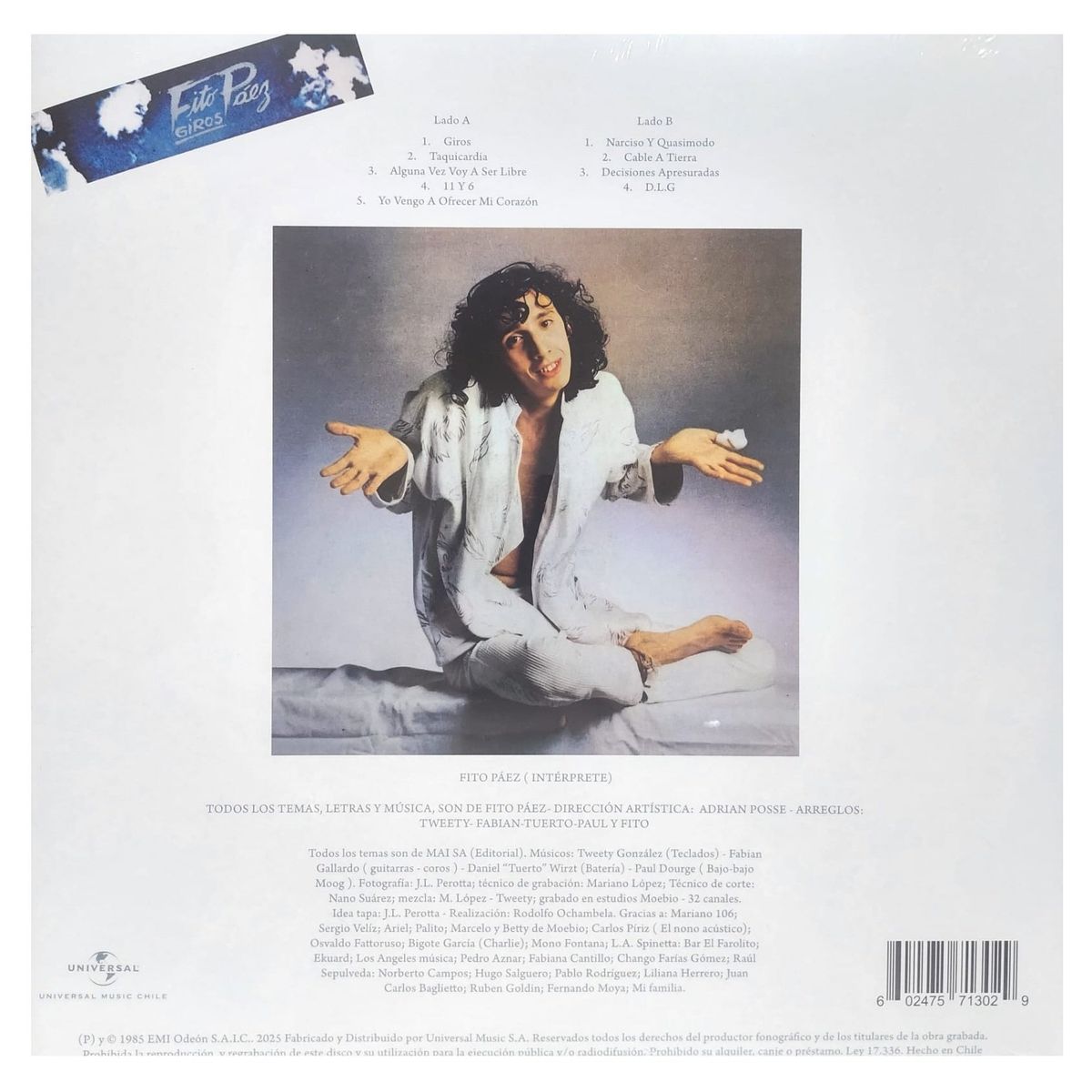 GENERICO - Vinilo Fito Paez - Giros