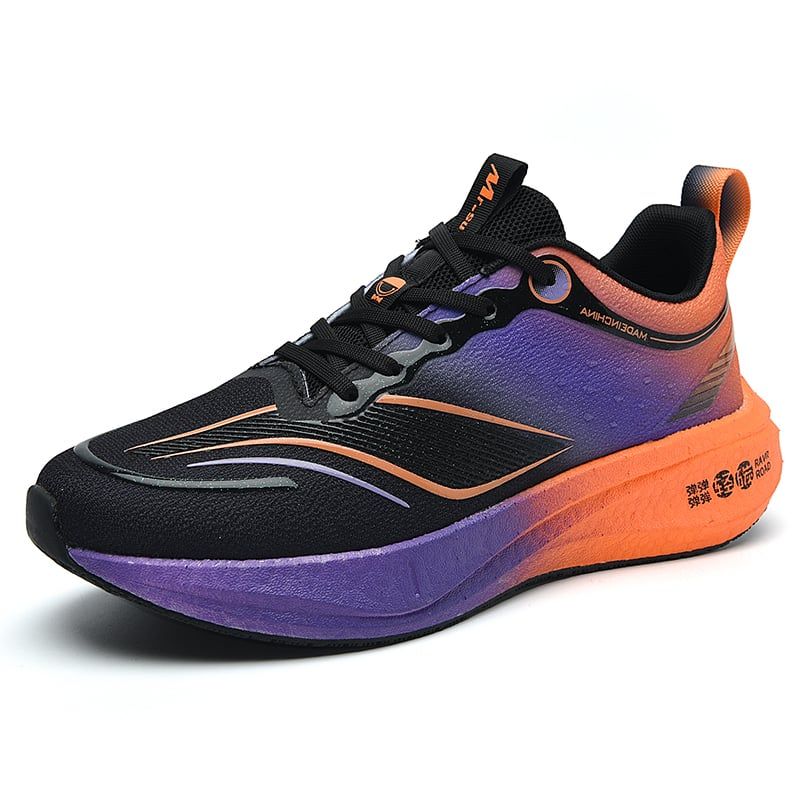 SHANDIAN - Zapatillas Running Hombre Naranja