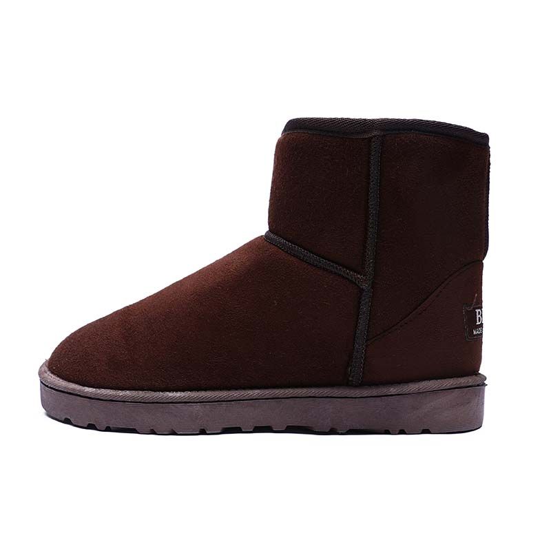SHANDIAN - Botas mujer con chiporro Invierno Negro.