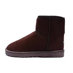 SHANDIAN - Botas mujer con chiporro Invierno Negro.