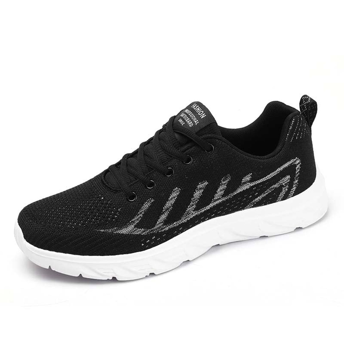 SHANDIAN - Zapatillas Running Hombre Negro